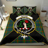 Aiton Tartan Crest Bedding Set - Luxury Style
