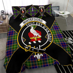 Whiteford Tartan Crest Bedding Set - Luxury Style
