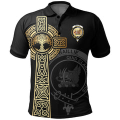 Baillie Clan Unisex Polo Shirt - Celtic Tree Of Life
