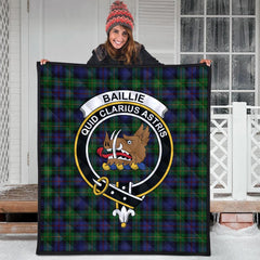 Baillie William Wilson Tartan Crest Quilt