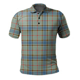 Balfour Blue Tartan Polo Shirt