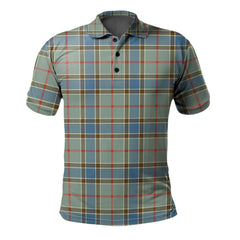 Balfour Blue Tartan Polo Shirt