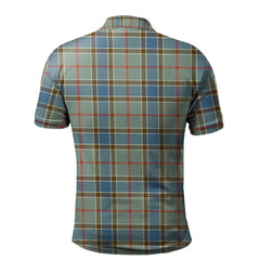 Balfour Blue Tartan Polo Shirt