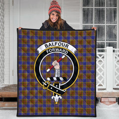 Balfour Modern Tartan Crest Quilt