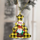 Barclay Dress Modern Tartan Christmas Ceramic Ornament - Santa Style
