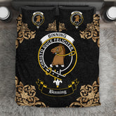 Binning (of Wallifoord) Crest Black Bedding Set