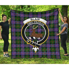 Blair Modern Tartan Crest Quilt