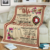 Scots Print Blanket - Ramsay Tartan Crest Blanket To My Wife Style, Gift From Scottish Husband
