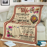 Scots Print Blanket - Sinclair Tartan Crest Blanket To My Wife Style, Gift From Scottish Husband