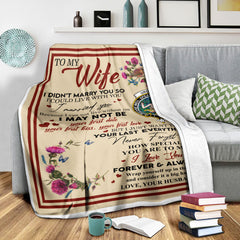 Scots Print Blanket - Urquhart Tartan Crest Blanket To My Wife Style, Gift From Scottish Husband