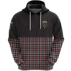 Borthwick Ancient Clan Half Of Tartan Hoodie