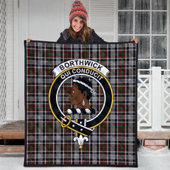Borthwick Dress Tartan Crest Quilt