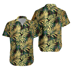 Brodie Hunting Tartan Vintage Leaves Hawaiian Shirt