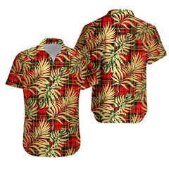 Brodie Modern Tartan Vintage Leaves Hawaiian Shirt