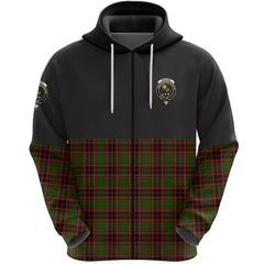 Buchan Modern Clan Half Of Tartan Zipper Hoodie