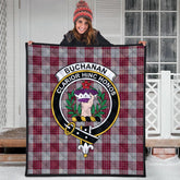 Buchanan Tartan Crest Quilt