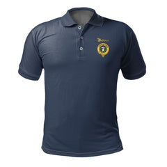 Buchanan Tartan Crest Polo Shirt
