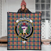 Buchanan Ancient Tartan Crest Quilt