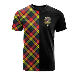 Buchanan Modern Tartan T-Shirt Half of Me - Cross Style