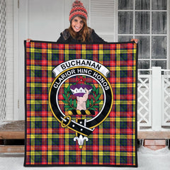 Buchanan Modern Tartan Crest Quilt
