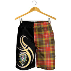 Buchanan Old Set Weathered Tartan Crest Men's Short PM8