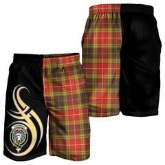 Buchanan Old Set Weathered Tartan Crest Men's Short PM8