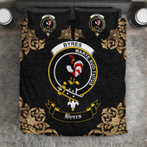 Byres Crest Black Bedding Set