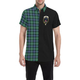 Rose Hunting Ancient Tartan Crest Men Shirt