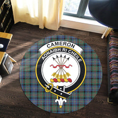 Cameron of Erracht Ancient Tartan Crest Round Rug