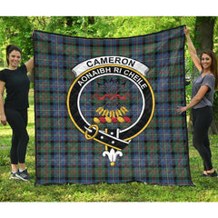 Cameron of Erracht Ancient Tartan Crest Quilt