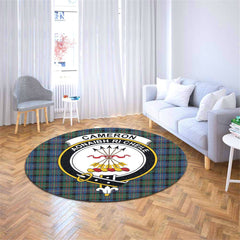 Cameron of Erracht Ancient Tartan Crest Round Rug