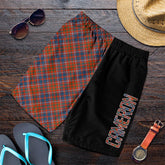 Cameron of Lochiel Ancient Tartan Crest Men's Short - Cross Style