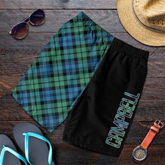 Campbell Ancient 01 Tartan Crest Men's Short - Cross Style