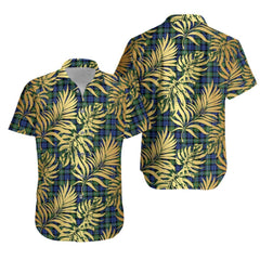 Campbell Argyll Ancient Tartan Vintage Leaves Hawaiian Shirt