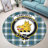 Campbell Dress Ancient Tartan Crest Round Rug