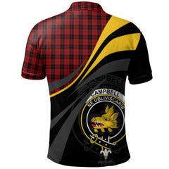 Campbell of Armaddie Tartan Polo Shirt - Royal Coat Of Arms Style