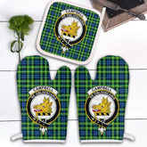 Campbell Of Breadalbane Ancient Tartan Crest Oven Mitt And Pot Holder (2 Oven Mitts + 1 Pot Holder)