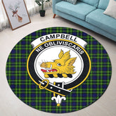 Campbell of Breadalbane Modern Tartan Crest Round Rug
