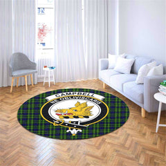 Campbell of Breadalbane Modern Tartan Crest Round Rug