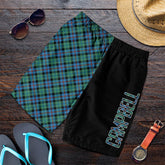 Campbell of Cawdor Ancient Tartan Crest Men's Short - Cross Style