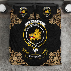 Campbell (of Breadalbane) Crest Black Bedding Set