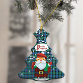 Campbell of Cawdor Ancient Tartan Christmas Ceramic Ornament - Santa Style