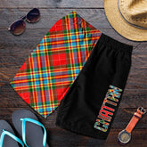 Chattan Tartan Crest Men's Short - Cross Style
