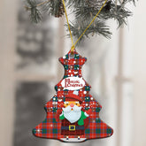 Chisholm Ancient Tartan Christmas Ceramic Ornament - Santa Style