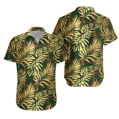 Chisholm Hunting Tartan Vintage Leaves Hawaiian Shirt