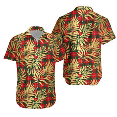 Chisholm Modern Tartan Vintage Leaves Hawaiian Shirt