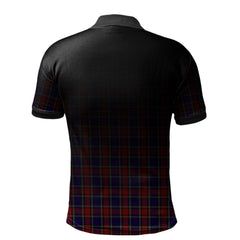 Clark (Lion) Red Tartan Polo Shirt - Alba Celtic Style