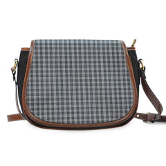 Clergy Grey Tartan Saddle Handbags