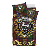 Cochrane 02 Tartan Crest Bedding Set - Golden Thistle Style
