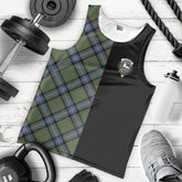 Cochrane Ancient Tartan Crest Men's Tank Top - Cross Style